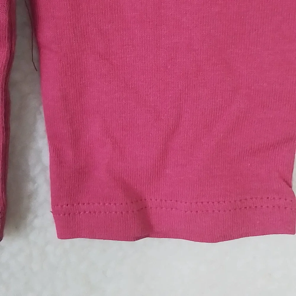 OshKosh‎ Long Sleeve Cotton T-Shirt Girl's Size 5T Pink w/ Graphic